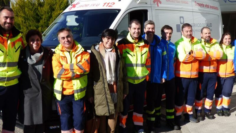 La UVI móvil cumple un año en el Área Sanitaria II