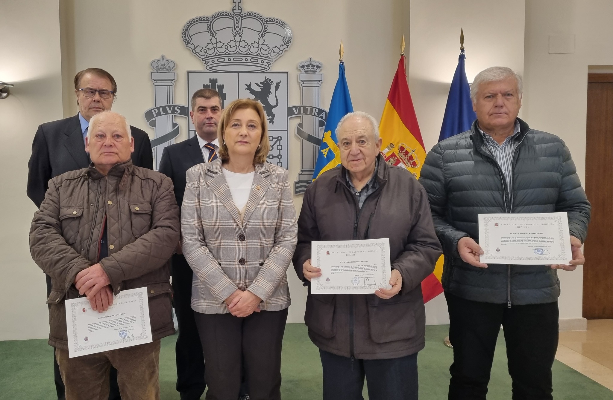 Reconocimiento oficial a los cangueses Jorge y Marcelino